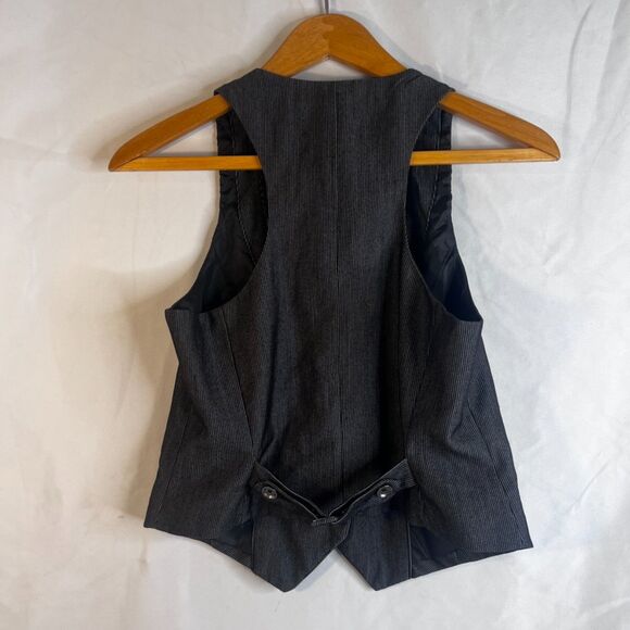 Mossimo Pin Striped Vest Dressy Size Small Office Work Career - Picture 2 of 6